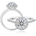 18kt White Gold IGI Certified Laboratory-Grown Diamond  Elegant Wedding Band Brilliant Cut Lab Diamond Women Engagement Ring