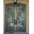 Ornamental Iron Entrance Door with Artistic Metal Design Made in Vietnam for Durable Stylish Front Door Installations
