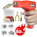 Hot Stapler Plastic Welder Machine Plastic Bumper Soldering Iron Garage Tools Car Bumper Repair Kits PVC Welder Gun