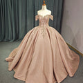 Jancember 6733 Glitter Bean Paste Off Shoulder Quinceanera Party Gowns Dresses