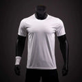 OEM Customized Logo Design sports Slim and Thin Classic and  Men and Women Solid Color Short-sleeved T-shirt