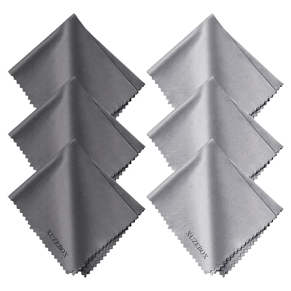 Xuze CC-101 Microfiber Eyeglass Cleaner Cloths Wipes Optics Electronic Screens Phones Lens Camera Lenses Glasses Care Premium