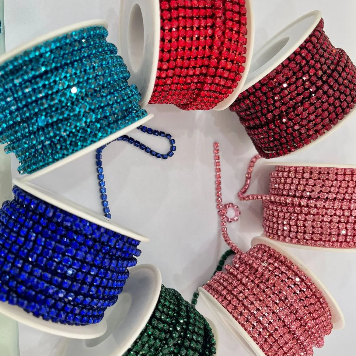 Rhinestone Cup Chain Gold Rhinestone Cup Chain Trim Crystal Stone for Dresses