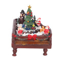 Christmas Decorations Luminous Music Snow House Christmas Creative Ornaments Piano Snow House Christmas Gifts