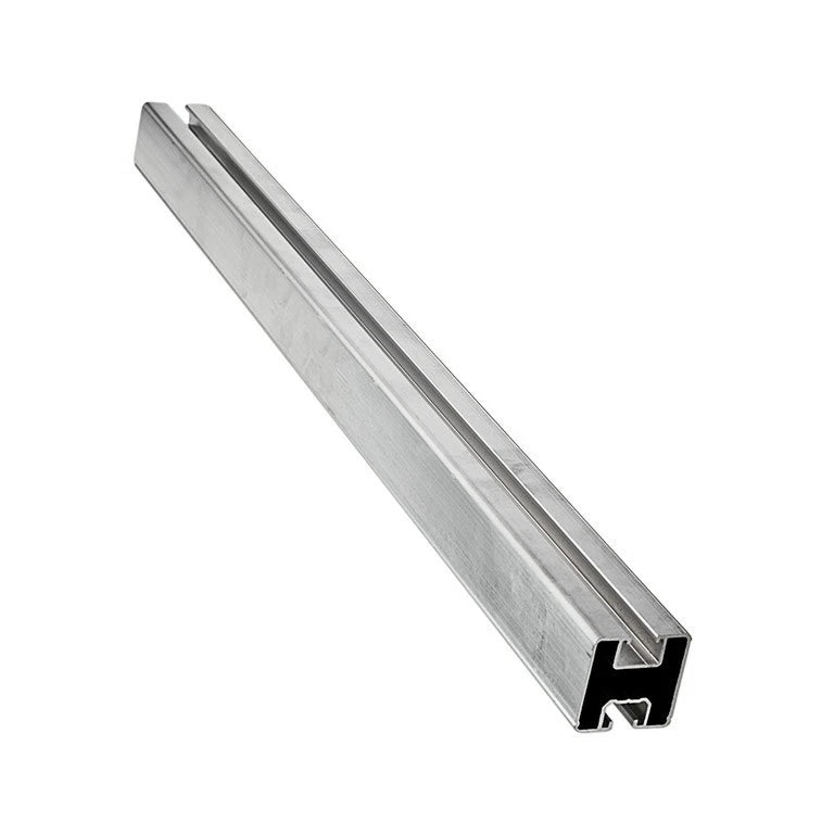 40x40 Solar Panel Mounting Rails 3500 mm Solar Railing Set for Corrugated Roof