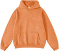New Design 2024 Top Quality Distressed Hoodies Men's Casual Vintage Wash Hoodie 100% Cotton Acid Stone Washed Breathable