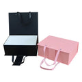 Custom Color Folding Rigid Gift Packaging Box with Magnetic Closure Collapsible Gift Boxes with Handle