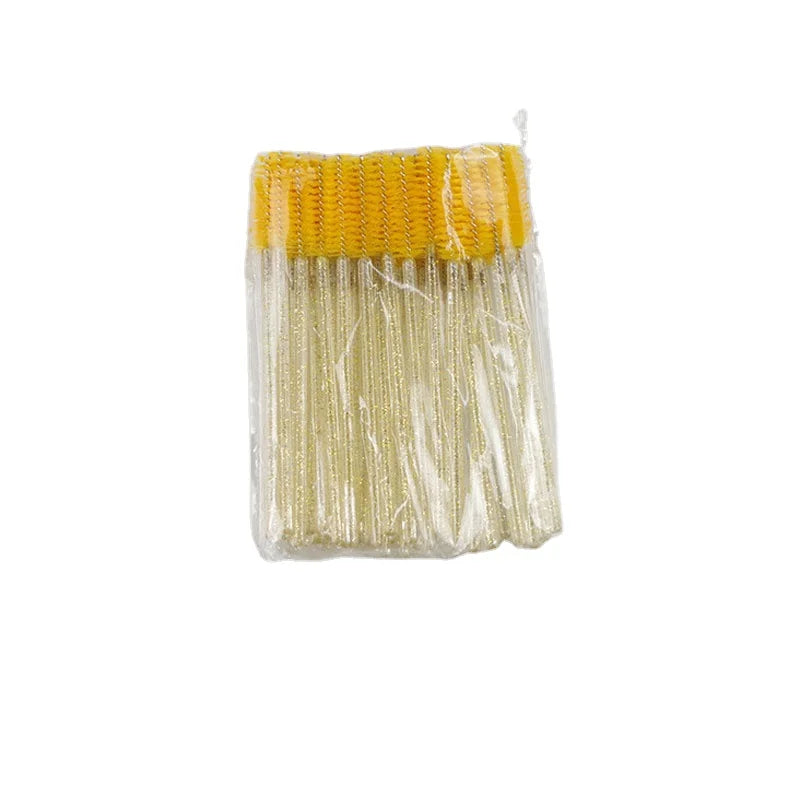DIYDAY Soft False Eyelash Extension Spoolie Crystal Cleaning Brush for Makeup