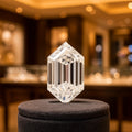 Lab Created Hexagonal Modified Step Cut 1.00 Carat E Color VVS2 Clarity Excellent Cut CVD IGI Certified Loose Diamond SHREERAJ