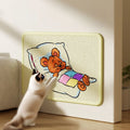 Scratcher Pad with Velcro Tape Wear Resistant Scratch Wall Scratchers for Floor Carpet Couch Furniture Sisal Cat Scratcher Mat