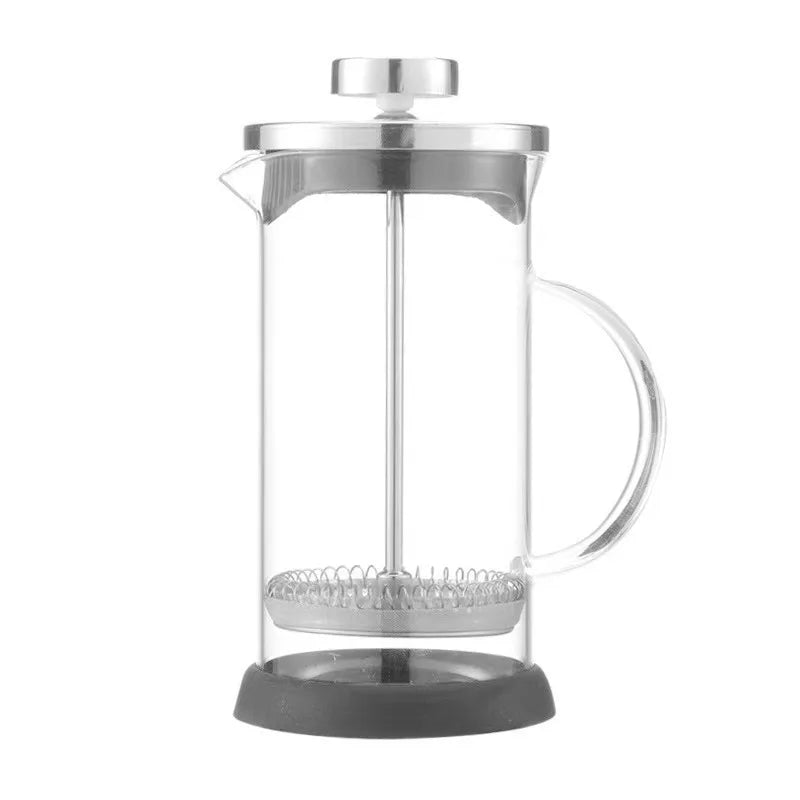 Tea Maker 3-Layer Portable French Press with Handle Tea Pot Set Coffee Pots Portable French Press Coffee Maker for Cafe