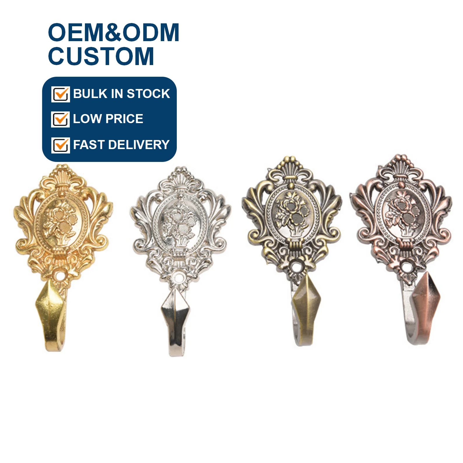 Foulola Modern Metal Curtain Tie Accessories Factory Direct Sale Wholesale