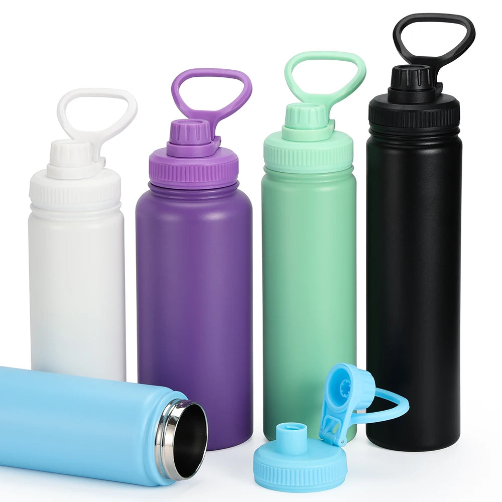 Customized 304 Stainless Steel Sports Water Bottle 500ml Insulated Flask with BPA-Free Tumbler Available in Custom Colors