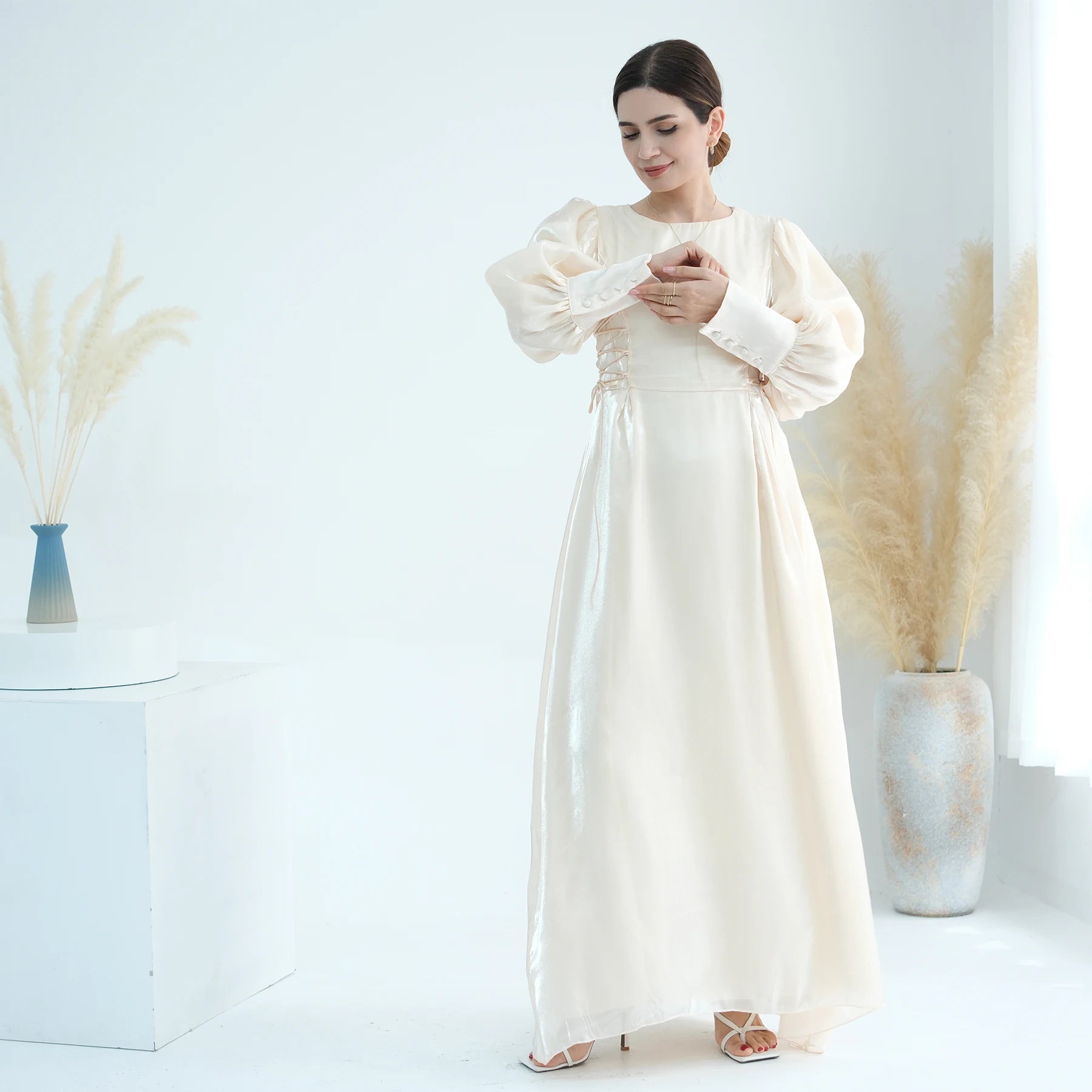 Abaya Manufacturer 2025 Muslim Abaya Muslim Women Dress Islamic Clothing Modest Dress Long Sleeve Abaya Muslim Dress