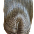 European Russian Virgin Human Hair Topper 5x6.5 Silk Lace Base Toupee Full End Cuticle Aligned Wefted Hair Hair Loss Treatment