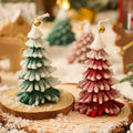 Creative Aromatherapy Xmas Tree Candles Novelty Pine Shaped Christmas Handmade Scented Candle