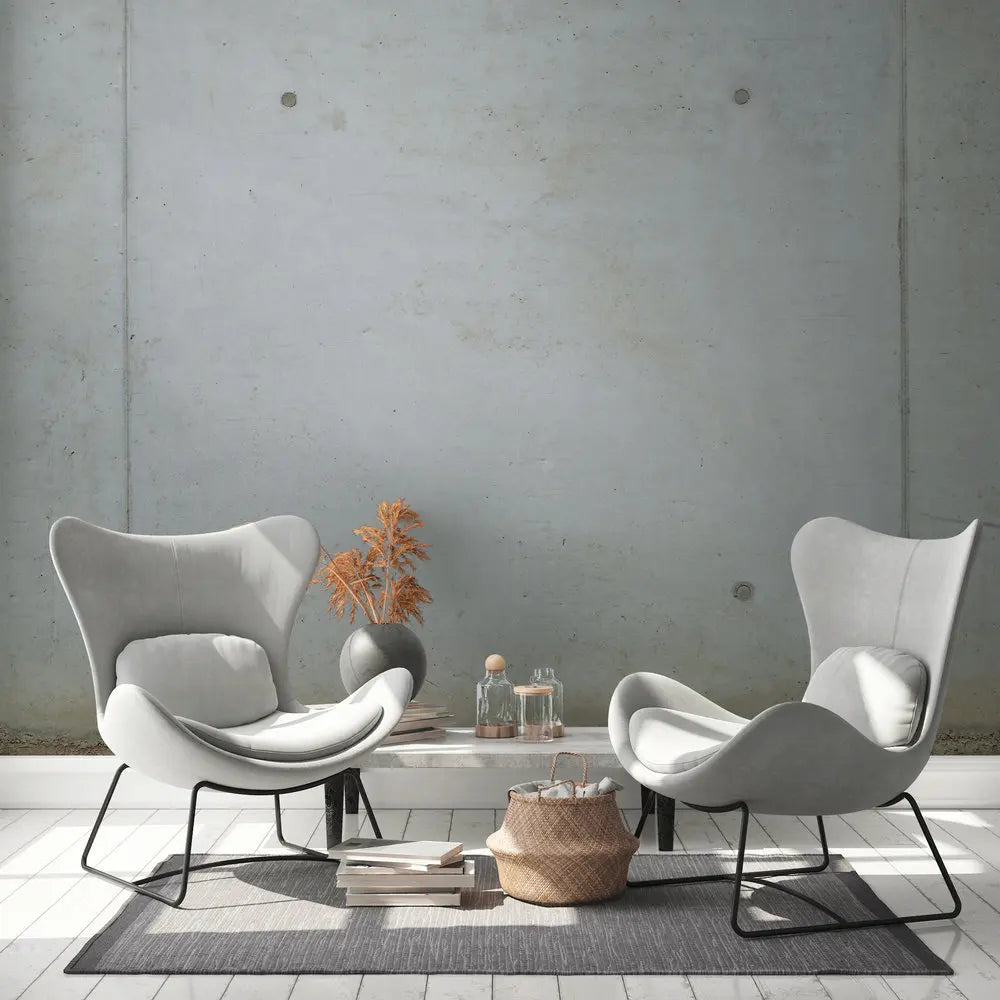 Made in Germany Photo Wallpaper Murals Concrete Look Grey Beige Non Woven Vinyl Wall Mural Home Decoration Bulk - 280 x 371 m
