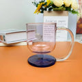 2026 Rich in Colors Model Recyclable Multi-Color Floating Coffee Cup Customizable Glass Drinkware for Parties
