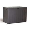 Prosperplast Boardebox 190 litre garden storage box made of dark ochre plastic 78 x 43.3 x 55 cm