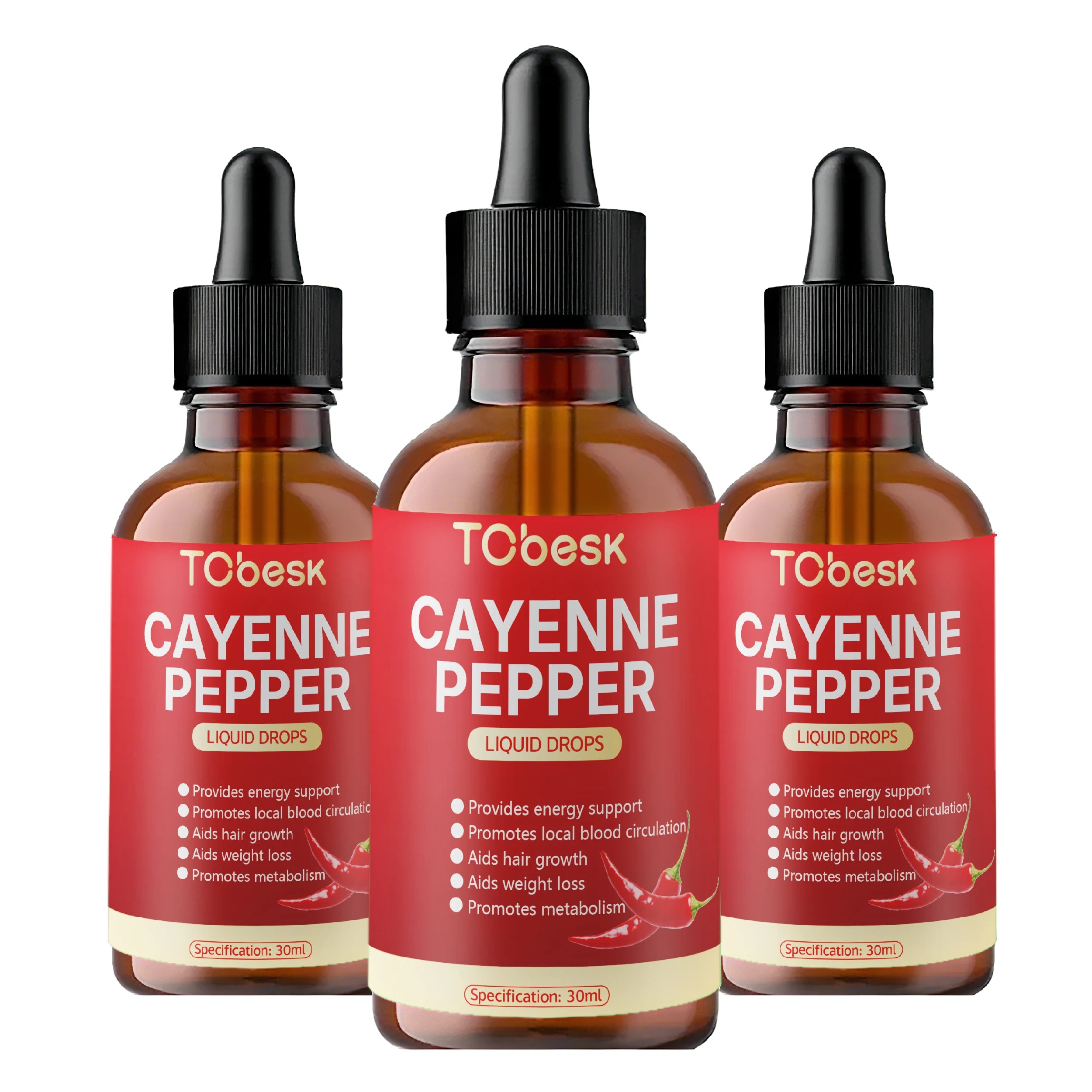 High Quality Dietary Supplements for Weight Management Support TCbesk Chili Pepper Drops