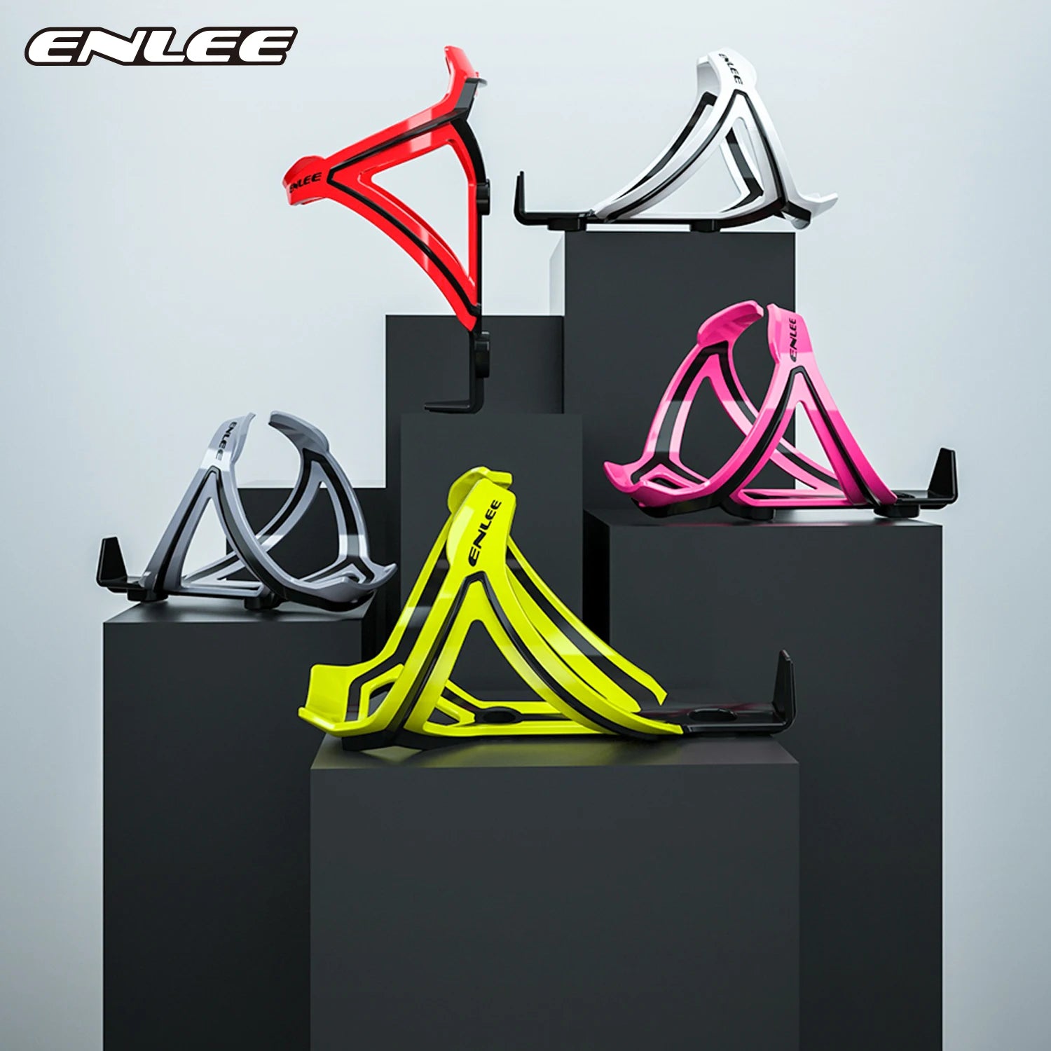Mountain and Road Bike Two-color Water Bottle Holder Fiberglass Water Cup Holder