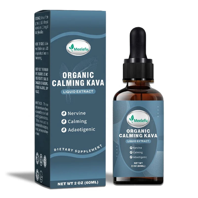 OEM/ODM Kava Root Extra Strength Drops 50mg Kava Root Extract for Natural Calm Relaxation Emotional Support for Pregnant Women
