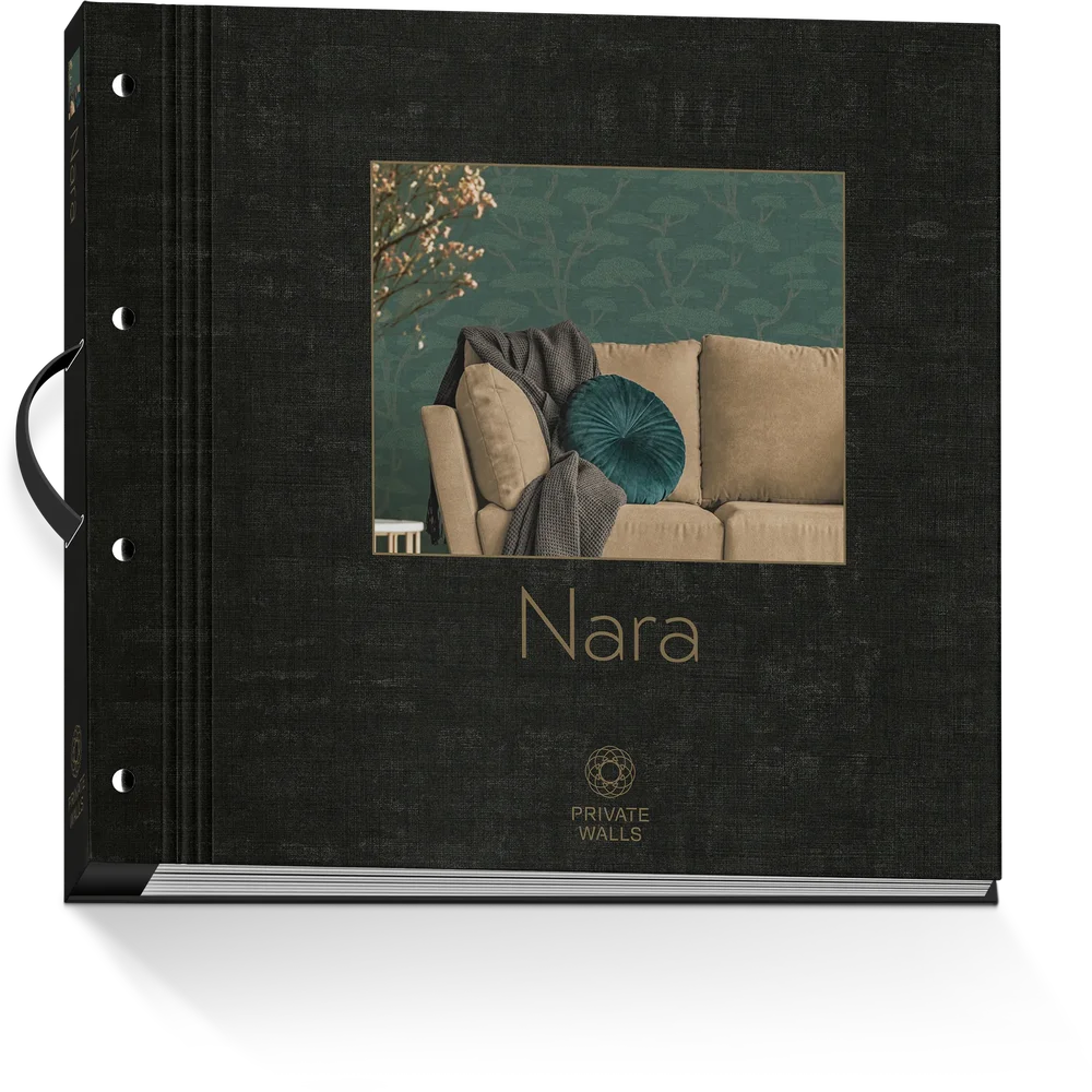Made Germany Non Woven Wallpaper Sample Book-Modern Design for Bedroom Gym Hospital Use Premium Samples Home Decor Nara