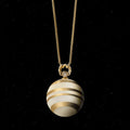 Low MOQ Wholesale Jewelry Dainty 925 Sterling Silver Christian Classic Zircon Galaxy Planet Pendant Necklace for Party Occasions