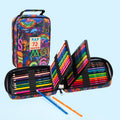 H&B Professional 72 Colored Pencil Set in Zipper Case with Smooth Core Lead and Multi Vibrant Color for Drawing and Painting