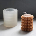 Tire stripe candle silicone mold for creative pillar candle soap chocolate cake baking plaster clay resin epoxy mold