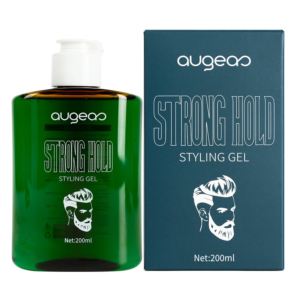 Augeas Manufacturer Bulk Strong Hold Wax Wholesale Edge Control Good Quality Styling Braiding Braid Hair Gel for Men