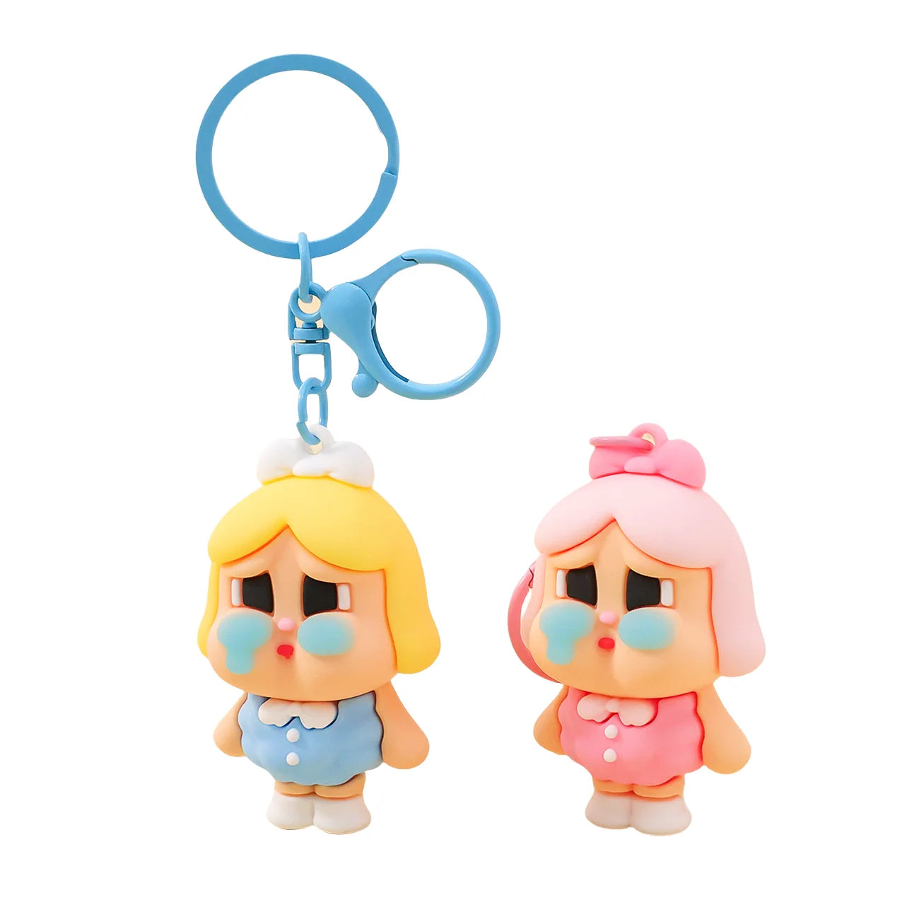 Mengda Crybaby Keychain Cute Soft Cartoon Doll Car Keychain Fashion Gift Bag Pendant