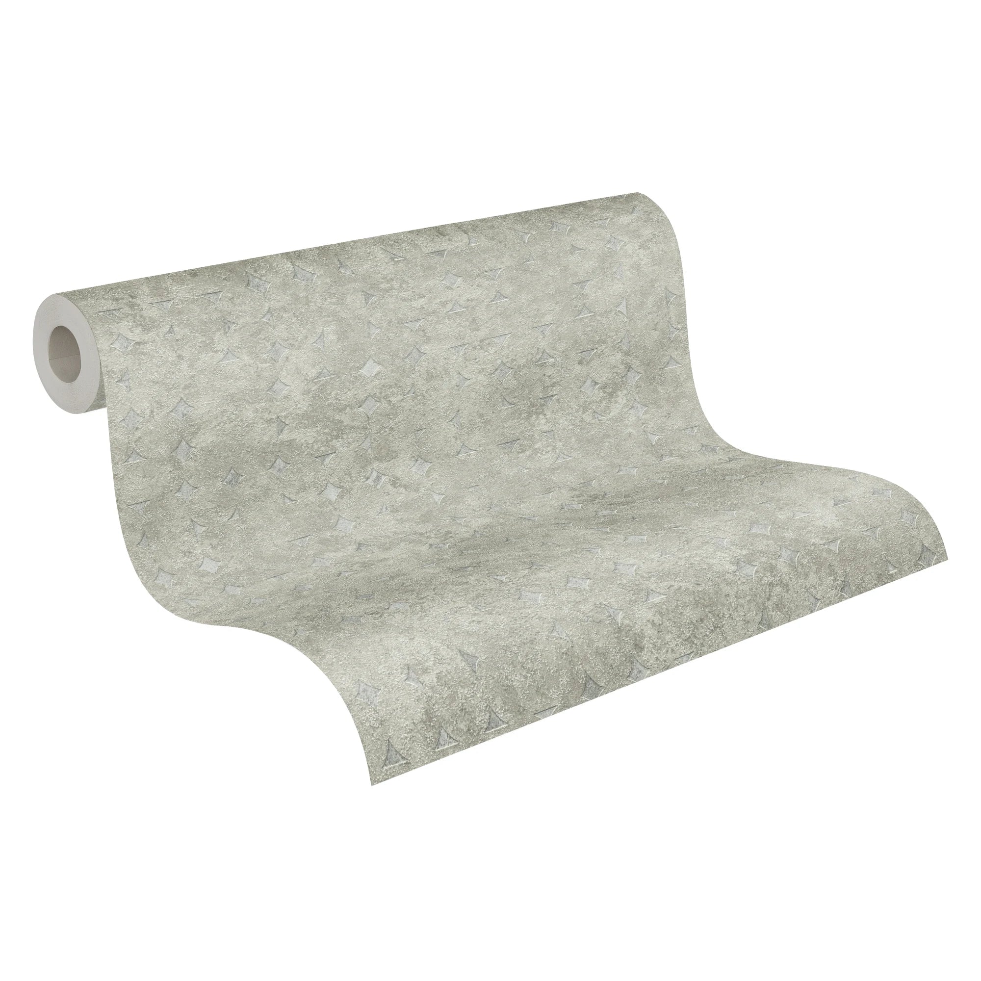 Made Germany Non Woven Grey Green Modern Wallpaper Rolls-Highly Wash-Resistant Mold-Proof Sound-Absorbing Kitchen Bathroom