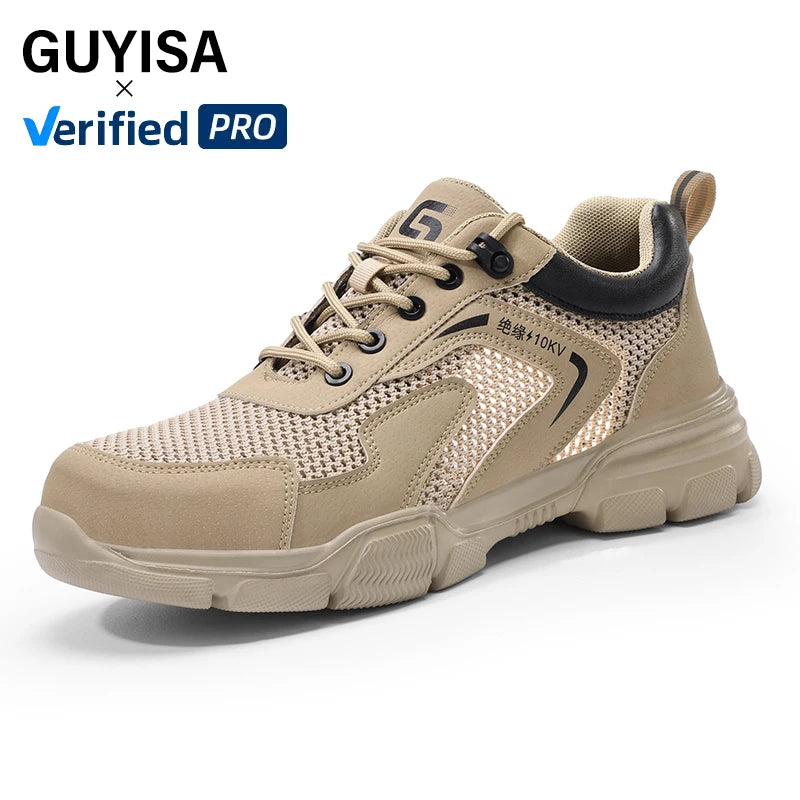 GUYISA New Style Sports Series Insulation 10kv EVA Bottom Safety Shoes Anti-Puncture Safety Shoes for Men MegaBDM