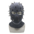 Customizable Design Spiked Knit Balaclava 2-Hole Full Face Mask Metal Studs Winter Streetwear Tactical Punk Ski Hood Free Beanie