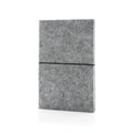 GRS Certified A5 Notebook with Recycled Felt Soft Cover