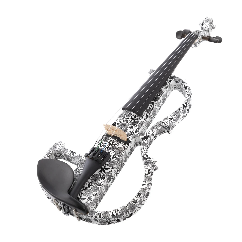 Kinglos Wholesale Factory Price Aiersi Brand Homemade Primary End All Solid Wood Electric Violin