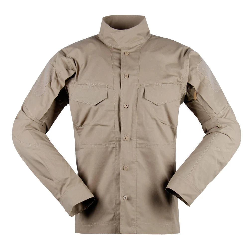 ACU BDU Ripstop Combat Uniform Dress Men Summer Tactical LONG SLEEVE SHIRT Custom Classic Security Shirt With logo Customization