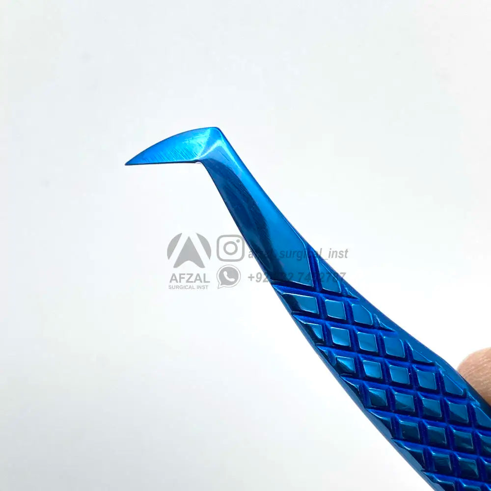 ASI Private Label Stainless Steel Slanted Tip Eyelash Extension Tweezers Volume Tweezers for Beauty Care