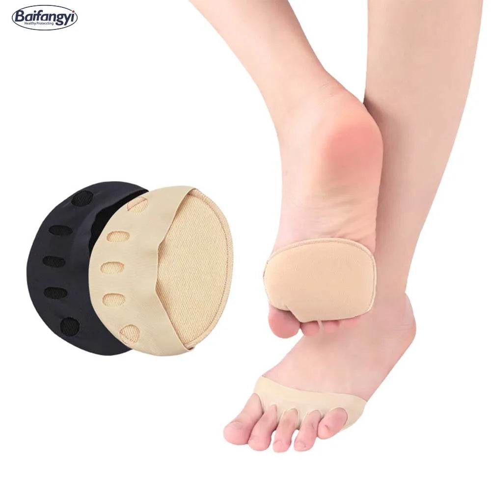 Metatarsal Pads Fabric Cotton Foot Cushion Toes Forefoot Pads for Women