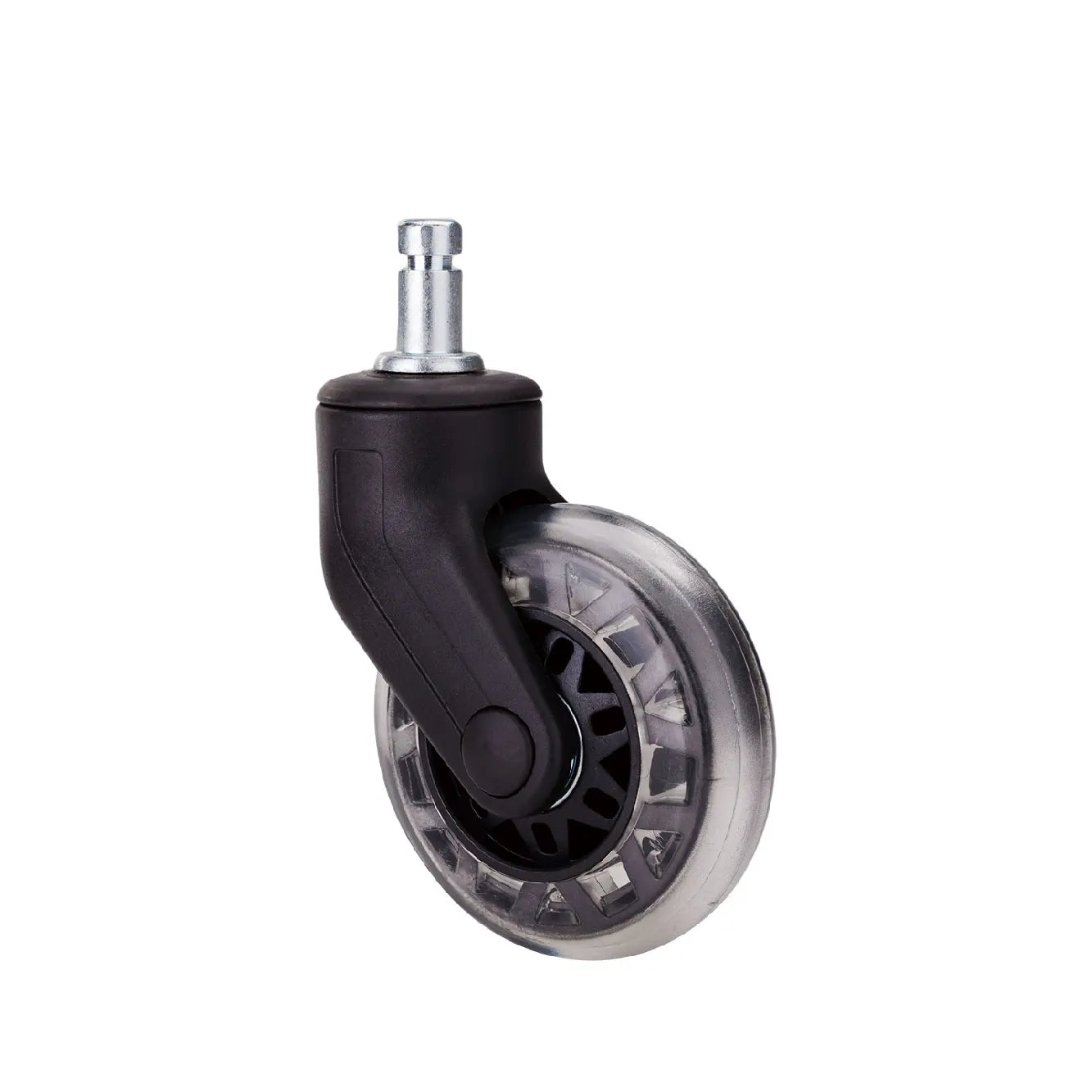 Universal Fit 3 Inch Plastic Bracket Office Chair Caster with PVC Wheel Light Duty for Hospital & School Use