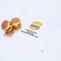 MU Eco Takeout Hamburger Aluminum Foil Paper Tin Foil Sandwich Fried Chicken Wrappers Thickened Aluminum Paper