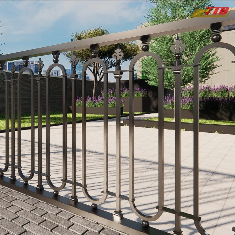 Vietnam Supplier's Modern Iron Gate Designs for House Entrances Strong Structure and Timeless Appeal 3D Modeling Included