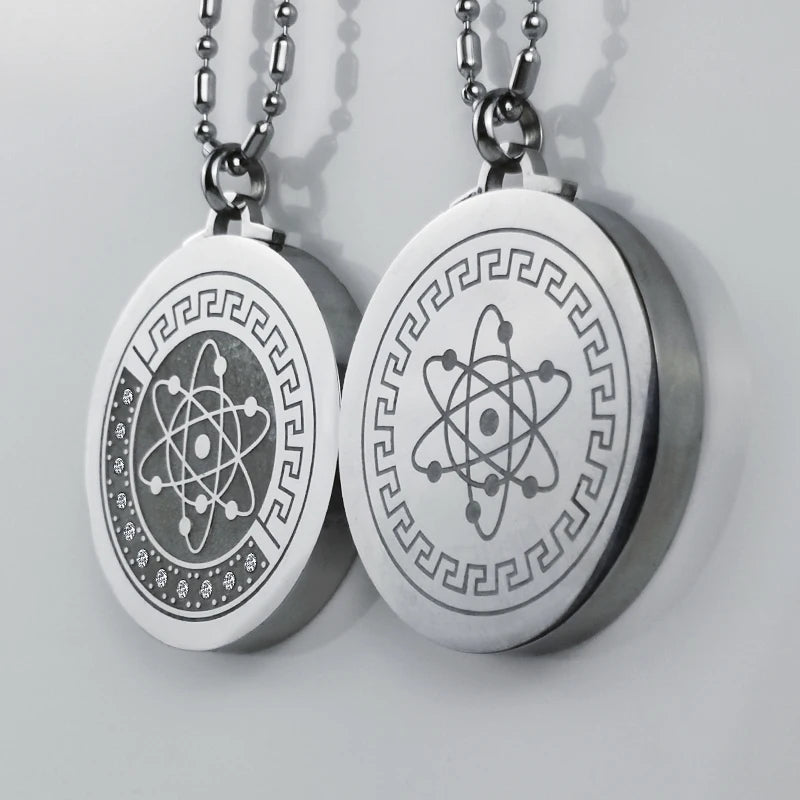 Quantum Energy Pendant Bio Energy Health Jewelry CAMAZ CM 8219 30mm Diameter ISO Certified Negative Ion Scalar Energy Pendant