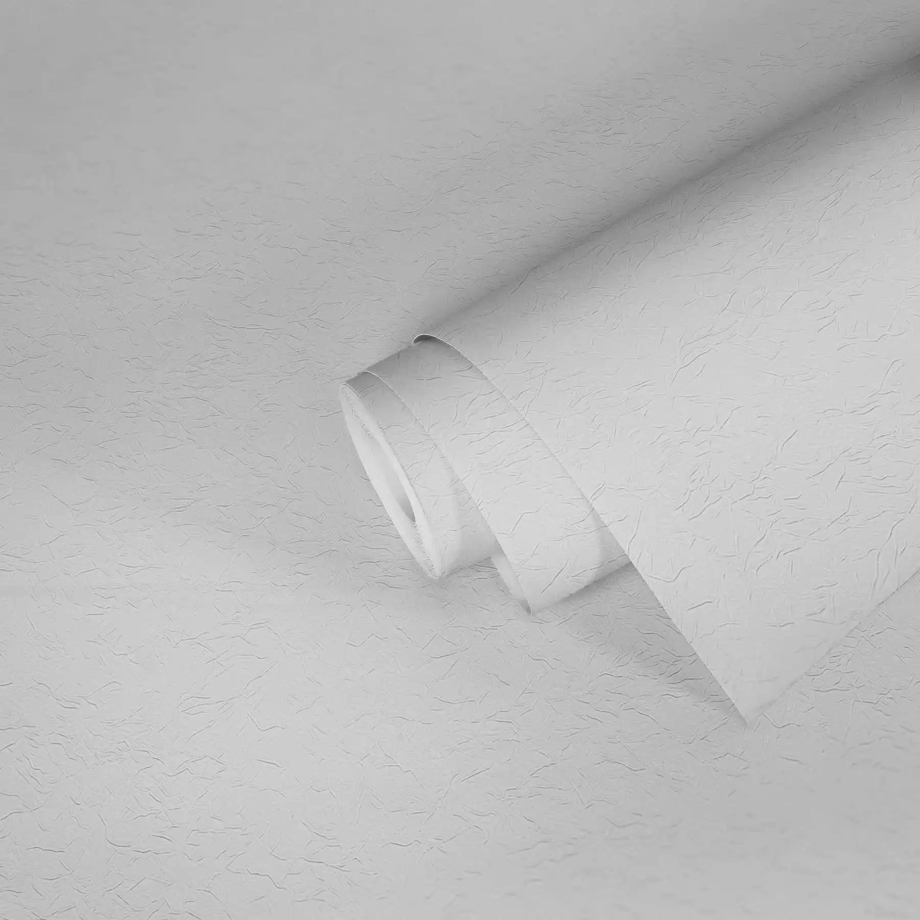 Modern Non Woven Vinyl Wallpaper Rolls Solid White Highly Wash-Resistant Light Resistant 1005x070m Sale Stock Clearance