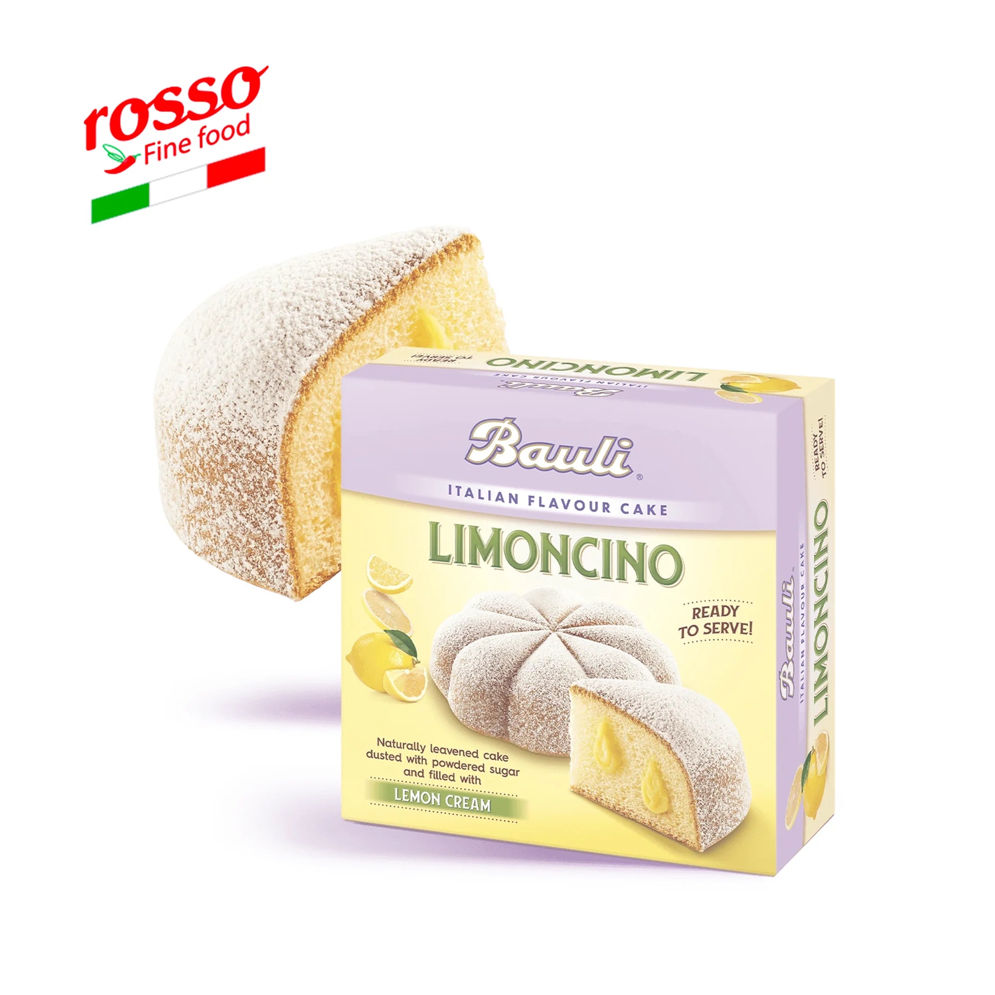 Bauli Cappuccino Cream Cakes (400g) Fresh Italian Chocolate Coffee Flavored Baked Small Cake Box Packaging Kosher Certified