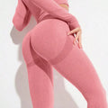 Peach Butt Influencer-Favorite EU/US Seamless Yoga Pants - Butt-Lifting Breathable High-Waist Tight Workout Leggings(2)