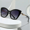 Custom Logo 2025 Fashion Retro Lady Colorful Big Frame Sun Glasses UV400 Oversized Cat Eye Women Sunglasses