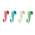 Carbon Steel Back-hung Hook Kitchen Bathroom Cabinet Wardrobe Door Non-perforated Clothes Key Storage Hanger Accessories