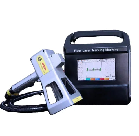 20W 50w Cordless Handheld Laser Marking Machine for Metal Tire Rubber Plastic